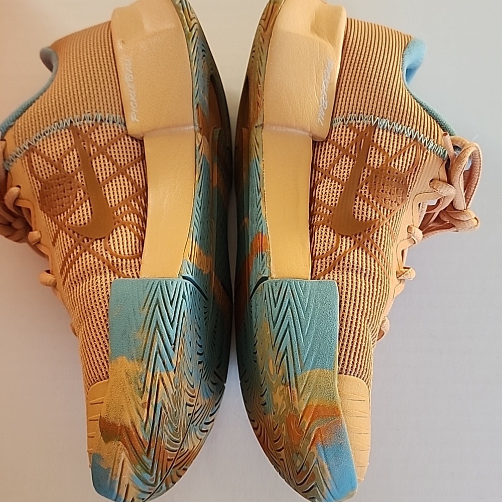 Nike Women's Zoom Challenge Pickleball Shoes, Copper Moon/Glacier Blue Size 6 - Picture 7 of 13
